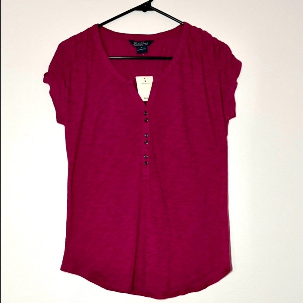 NEW Lucky Brand Short Sleeve Cotton Tee